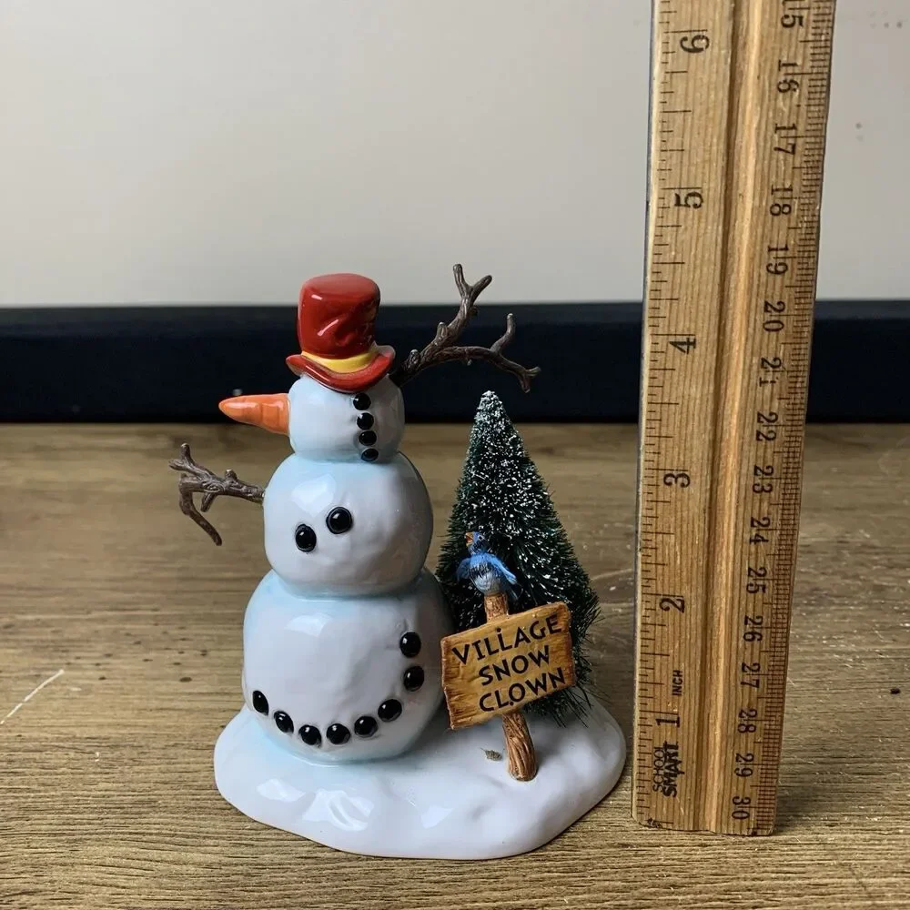 Department 56 Village Snow Clown for Snow Village No. 55161 Retired 2002